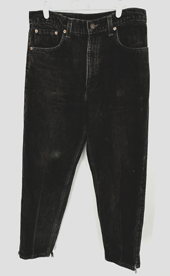 Vintage Levis 550 Mens Jeans 33x32 Relaxed Fit Tapered Leg Black