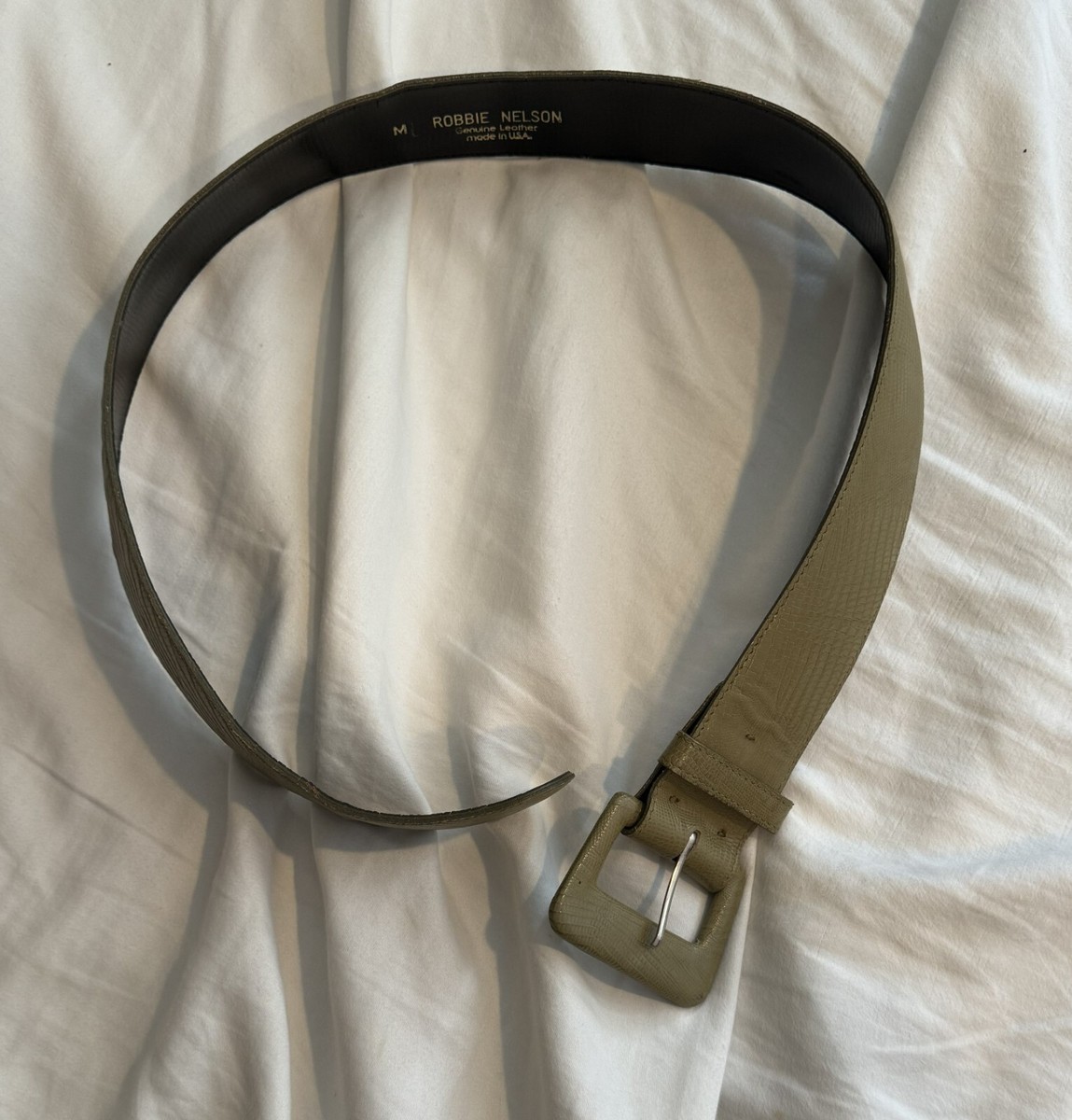 80s robbie nelson navy genuine leather belt size medium large Robbie Nelson Women main image 2