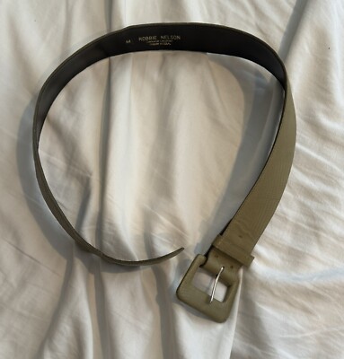 Vintage Robbie Nelson cream leather belt Robbie Nelson Belts for Women on Sale up to 90% Off: Poshmark main image 2