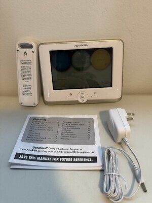 AcuRite 01123M Weather Station with Temperature, Humidity and White Display