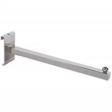 Only Hangers 12" Gridwall Faceout for Gridwall- Chrome