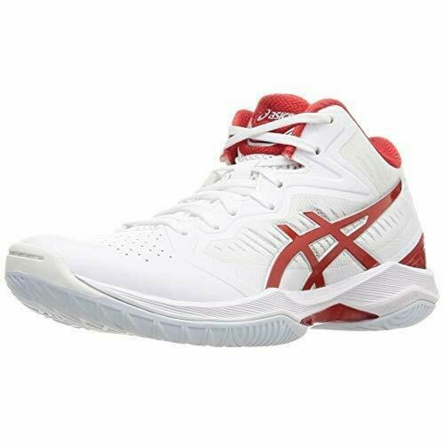 ASICS Basketball Shoes GELHOOP V12 White Red 1063A021 US5.5 24cm