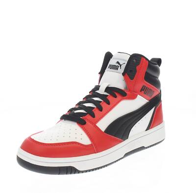 Puma Rebound V6 Mid Jr - High Sneaker Weiß - Größe 37,5 [4,5 US 23,5cm]