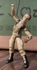 1983 Vintage GI Joe Lot ARAH Tan Grunt v2 3.75 Figure & Accessories Stand