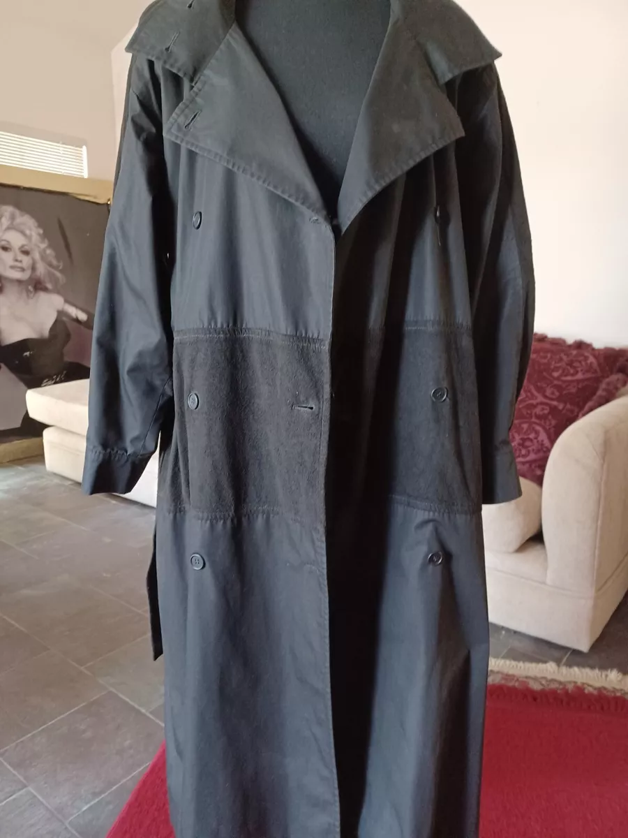 Vintage Christian Dior Trench coat, black 8 regular unisex