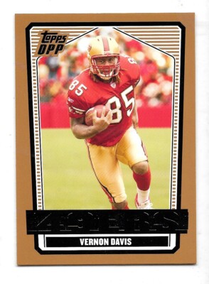 2007 Topps DPP Football Vernon Davis 49ers #60 NRMT