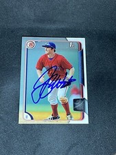 Jantzen Witte 2015 Bowman Prospects #BP57 Boston Red Sox Autographed Signed Card