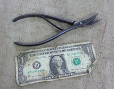 VINTAGE  CW DUNLAP --   Light Metal Cutting Snips --   USA🇺🇸 Jewelers