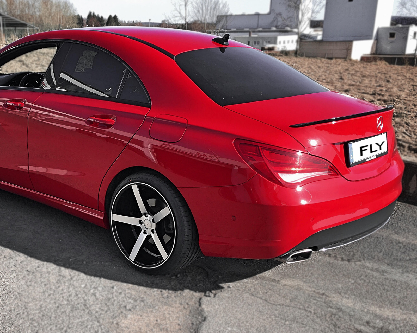 Fits for MERCEDES CLA 180 200 220 250 Sport A-CLASS 45 Spoiler W117 Tuning He