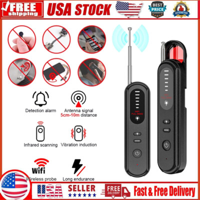 Hidden Camera Detector Anti Spy Bug GPS Tracker Finder Scanner Device Car Tools