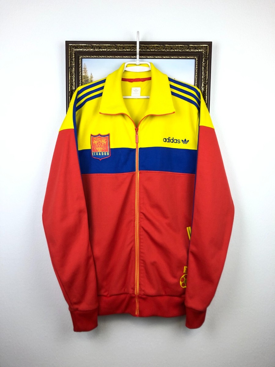 Vintage Adidas Originals Ecuador Football Jacket Soccer Track Top