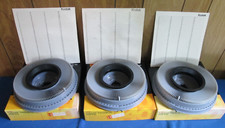 3 Kodak Carousel Transview 140 Slide Trays w/Original Boxes  Indexes