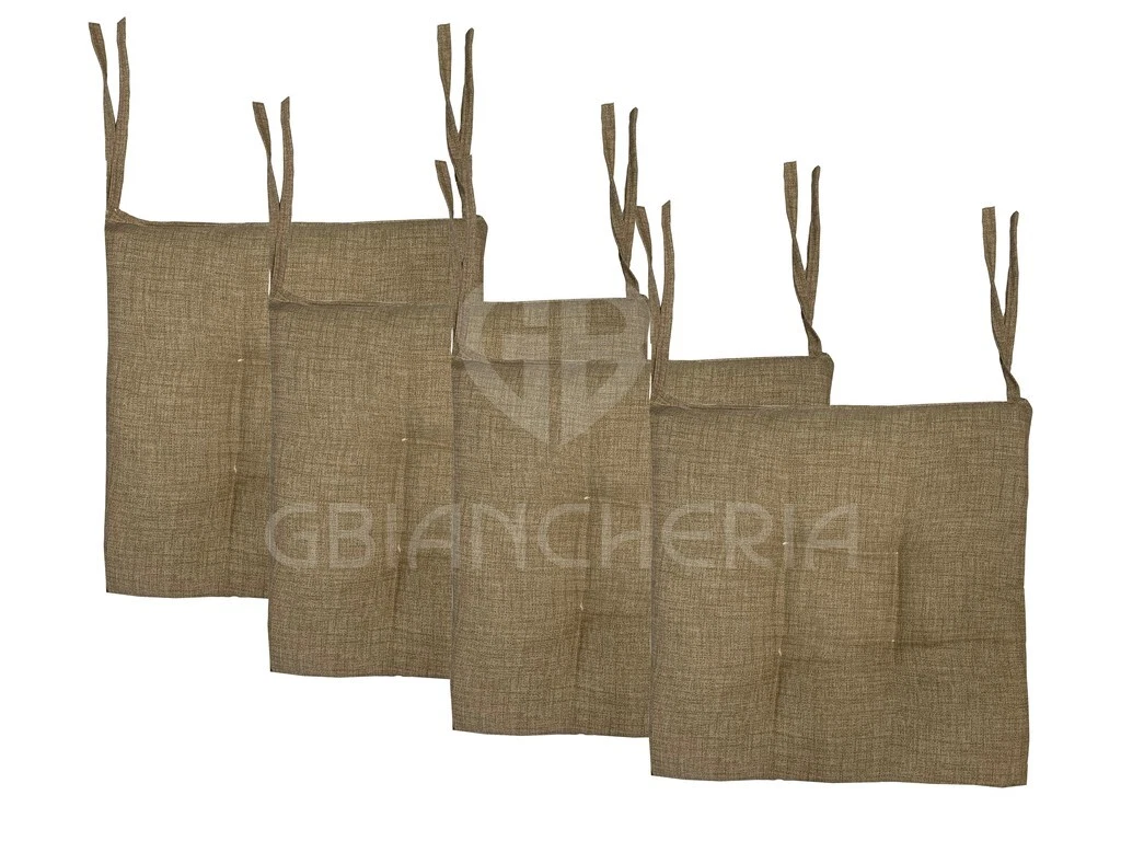 PETTI Cuscini per Sedie Coprisedia Shabby Chic Tinta Unita Verde Acqua Prezzo Ri