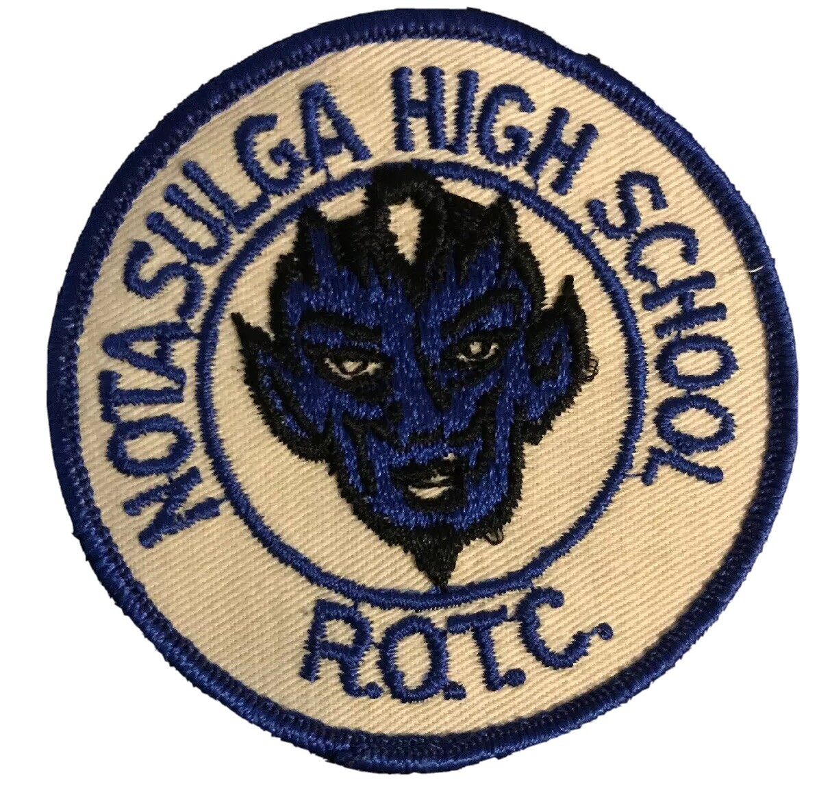 RARE Vintage NOTASULGA HIGH SCHOOL R.O.T.A 3" SEW ON PATCH eBay