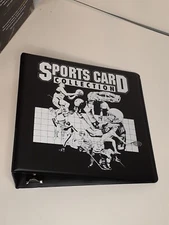 BCW 3" Black Sports Card Collection Storage D-Ring Album Binder Book Display