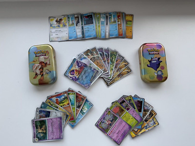 Pokemon 151 Mini Tin Box English 40 Karten 8x Reverse 8x Holo