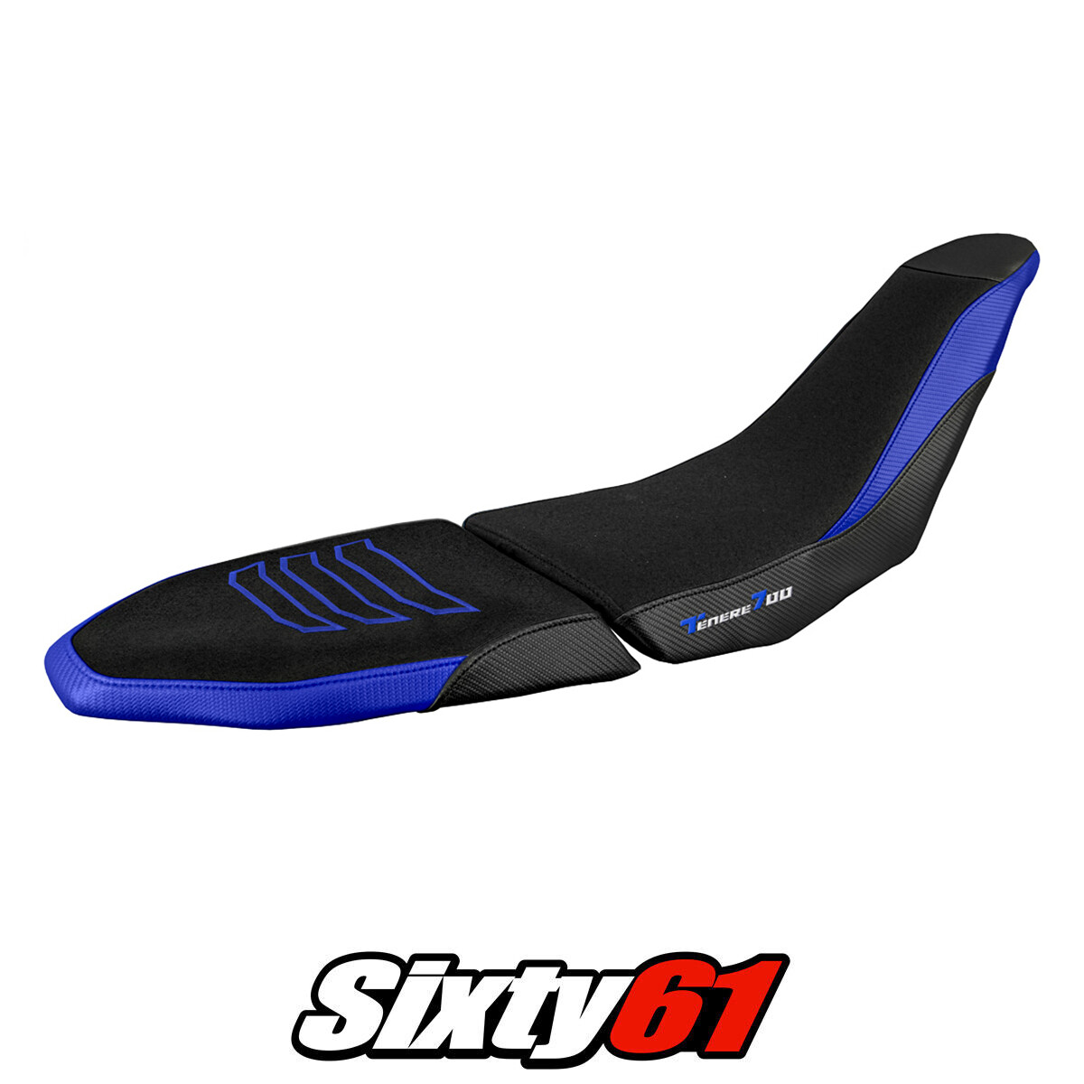 Yamaha Tenere 700 Raid 2022 2023 2024 2025 Seat Cover Tappezzeria Ultragrip Blue