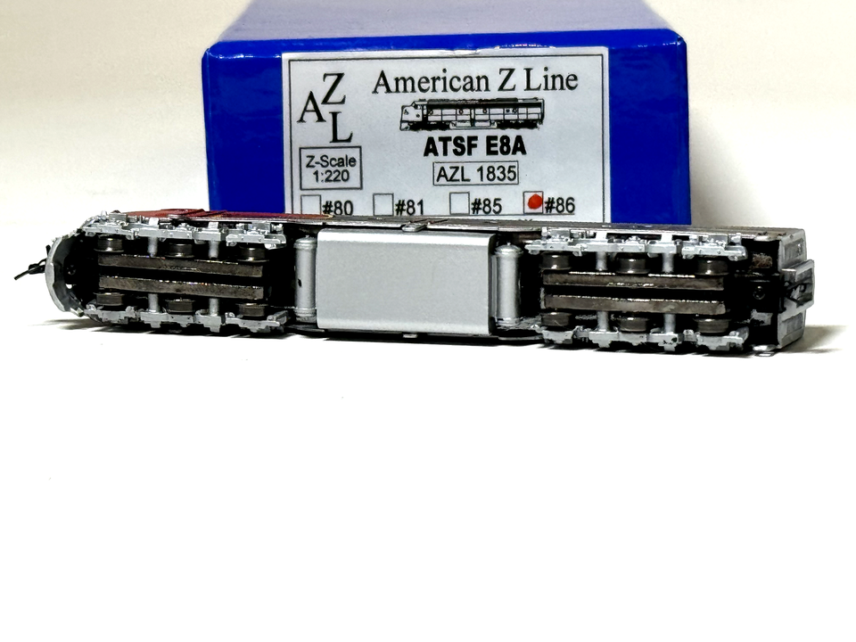 BRASS ZScale AZL AJIN Precision EMD E8A ATSF American Z