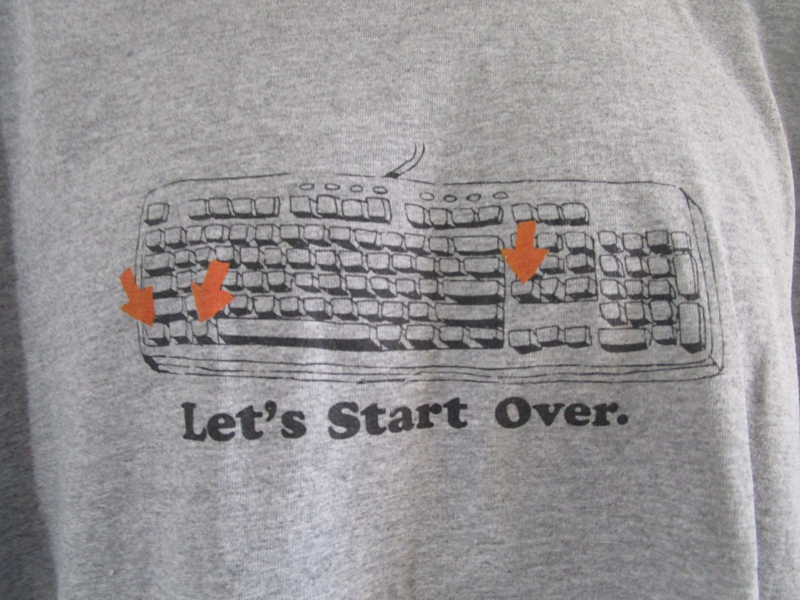 Vintage Computer Lets Start Over Three Finger Sal… - image 2