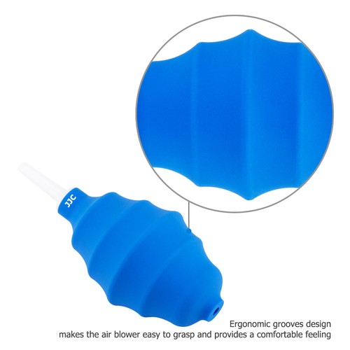 JJC Blau Gummi Luft Gebläse Pumpe Staubreiniger für Kamera/Objektiv/Tastatur/Computer - Bild 9 von 10