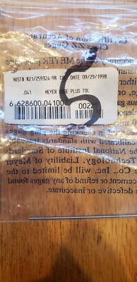 Meyer .041  English class ZZ Plus gage pin