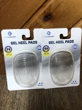 2 Pairs Sofcomfort Unisex Gel Heel Pads Cushion New
