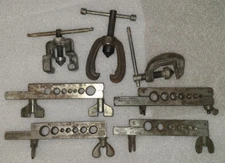 Lot of Vintage Flaring Tools and Clamps