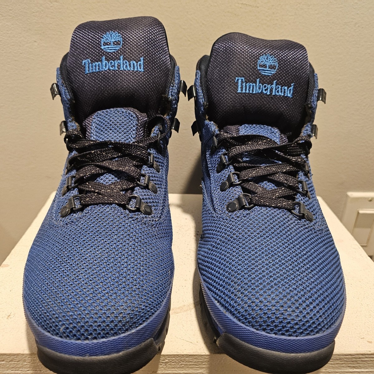 靴 Euro Hiker Hiking Boots Dark Blue Suede Timberland Euro Hiker Mid Lace Up Boot 'Dark Blue Suede