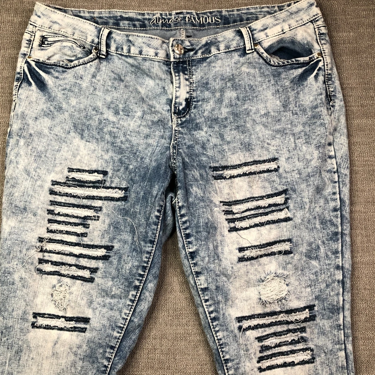 Almost famous low rise jeans 2025