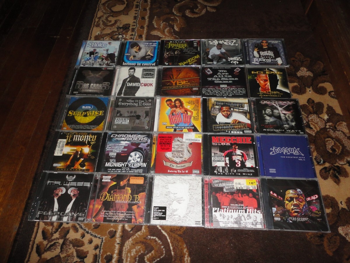 洋楽 Hip-Hop R&B Reggae  CD 25 NEW & Sealed CD Lot - Rap Hip Hop R&B Reggae Underground