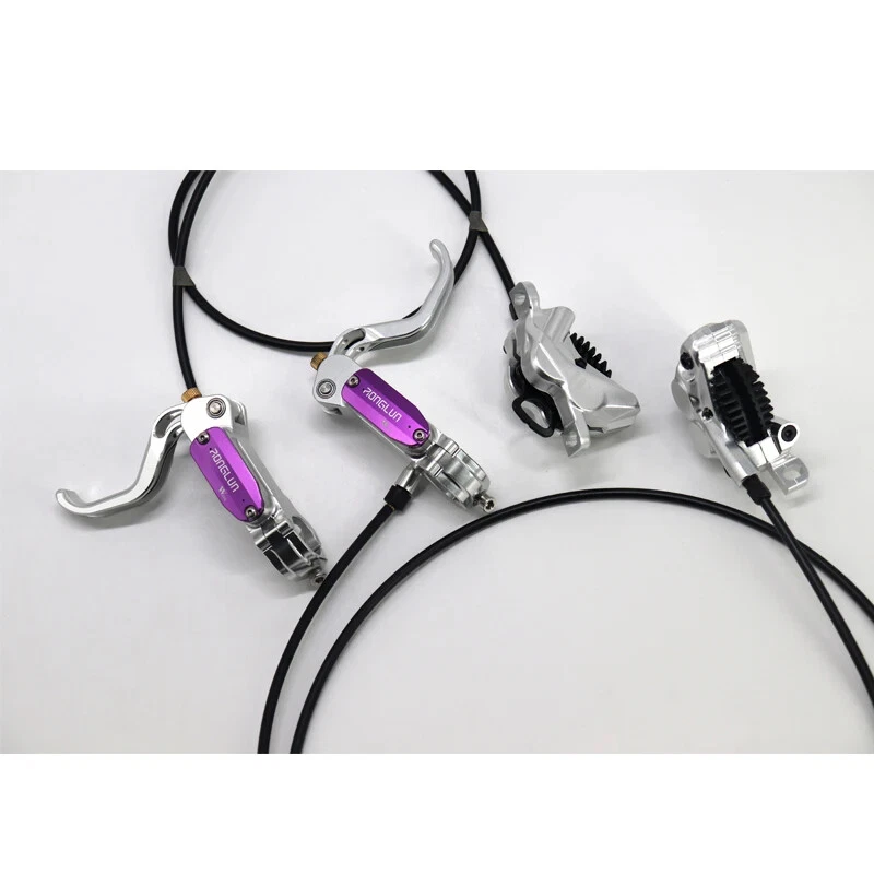 4 поршня гидравлический тормоз для горного велосипеда 850/1500 мм жидкостный тормоз под давлением масла - Изображение 2 из 4