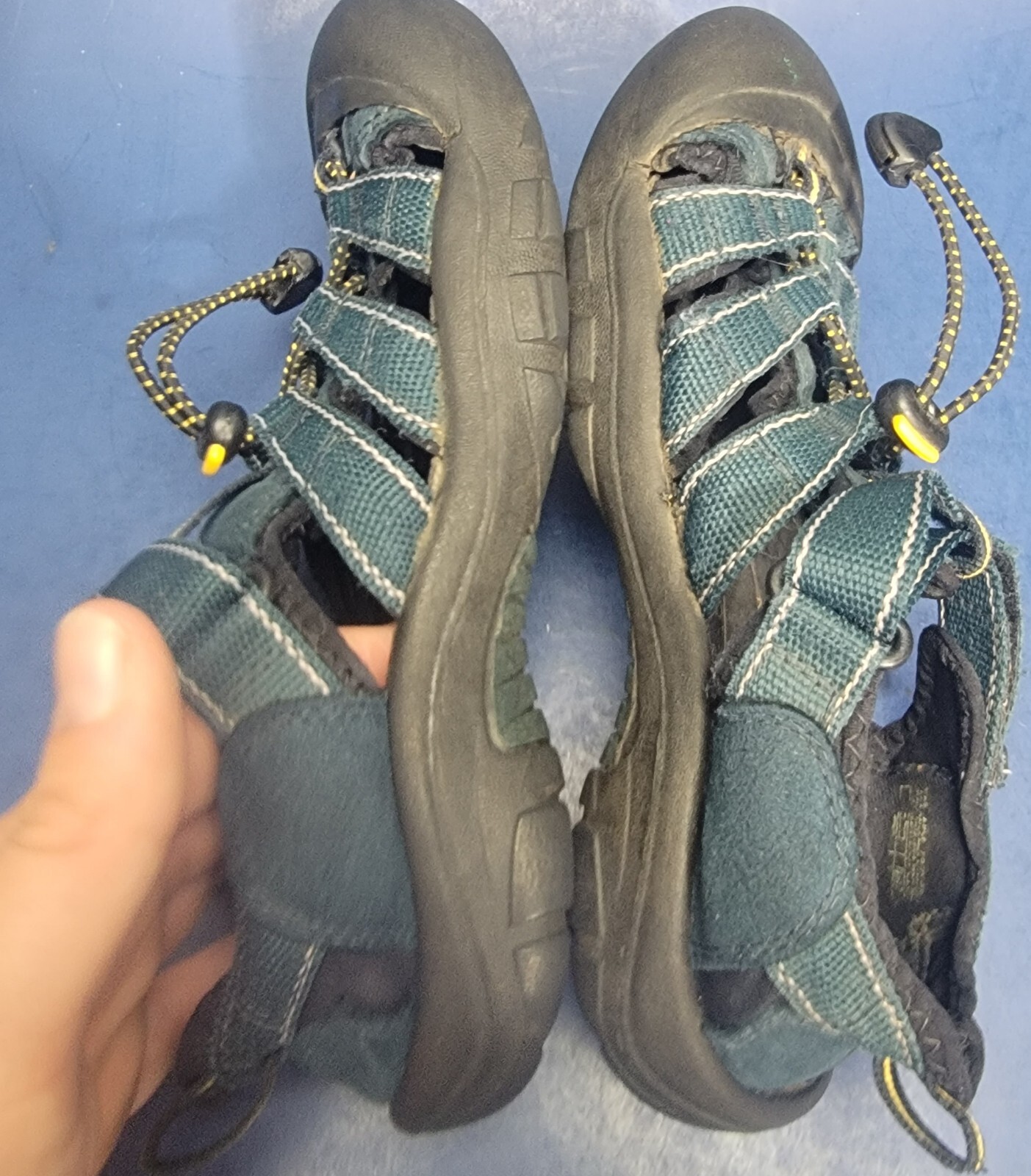 Scarpe Keen FishermanBoys taglia 2 blu impermeabili sport escursionismo giovani sandali