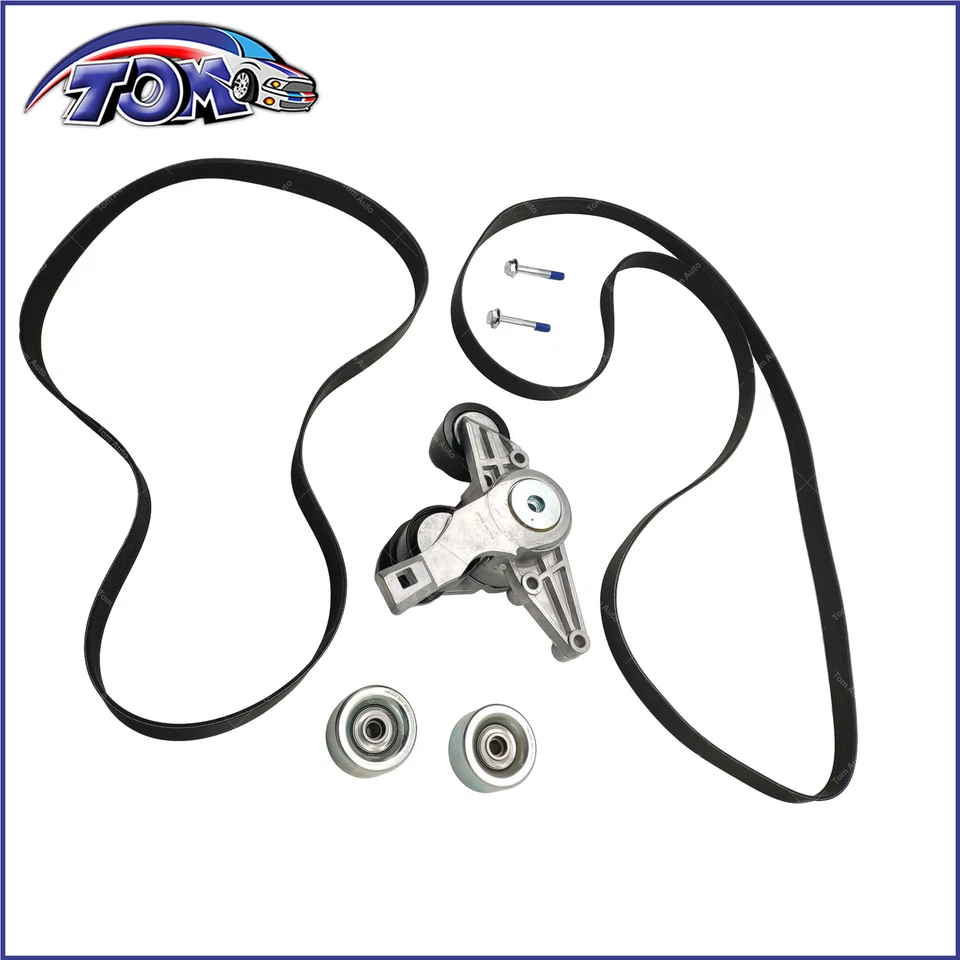 Kit de polea tensora de correa Serpentine para Freightliner Cascadia Western 2014-2019 Foto 3 de 4