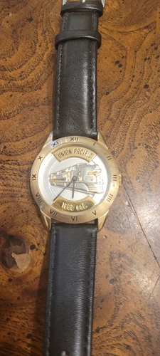 Union Pacific Railroad Wrist Watch award premium awesome logo of a train
