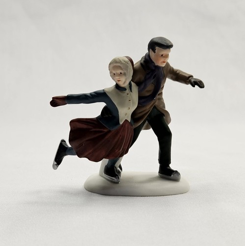Department 56 Village Winter Accessories Skating Party Couple Replacement Piece
