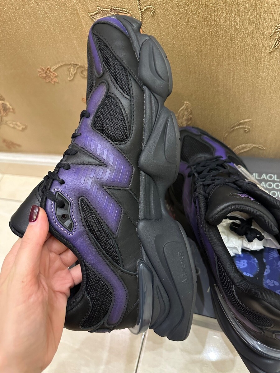 New Balance 9060 x Mowalola Burglarwear Black Purple Yellow EU 44