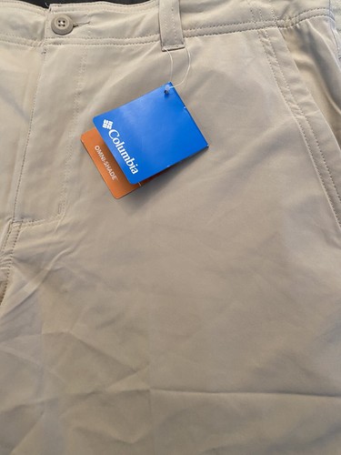 Pantalones Cortos Columbia Omni Sombra Protección Solar Bronceados UPF 50 Bolsillos Talla 36 Nuevos con Etiquetas - Imagen 10 de 11