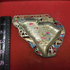 South Carolina Metal Souvenir Ashtray Vintage  Made In Japan #O/H