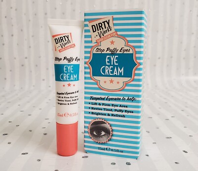 Dirty Works Eye Cream for Puffy Eyes .5 fl oz/15 mL.