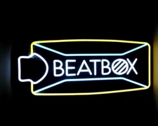 20''x 10'' Beatbox LED Neon Sign Man cave Light Sign