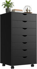 Mobile File Cabinet under Desk, 7 Drawer Storage Organization with Wheels, Verti