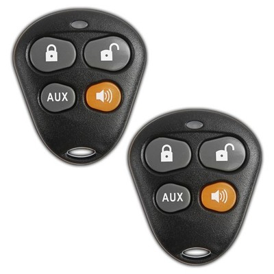 2x Fits Dei Viper 4 Button Orange Keyless Entry Remote Car Key Fob EZSDEI476