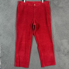 Bills Khakis Corduroy Pants Mens 38x31 Red M22 Classic Fit Preppy Made in USA