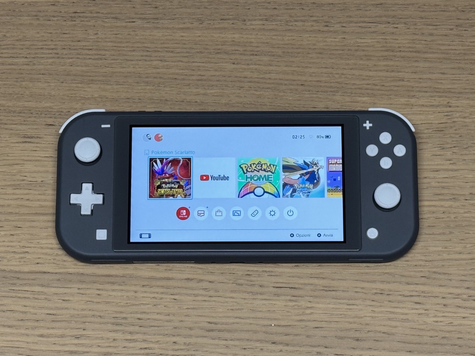 Consola Nintendo Switch Lite gris - probada y en funcionamiento - excelente estado