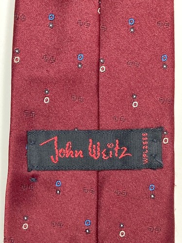 John Weitz Mens Formal Necktie 54"Lx3"W Multicolor Neck Tie - Picture 2 of 3