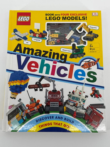 Lego Amazing Vehicles Book w/ Pcs Build Set DK Steam 2020