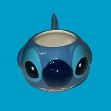 NEW DISNEY STORE LILO STITCH 3D FACE MUG CERAMIC