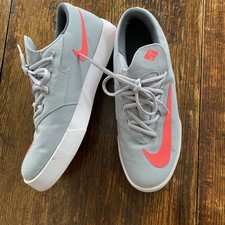 Nike KD Kevin DURANT Vulc sneakers Althetic gray/hyper pink men's big boys 7Y