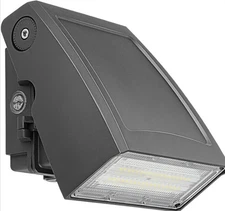 30W LED Wall Pack Light with Dusk-To-Dawn Photocell 0-90° Adjustable Full Cutoff