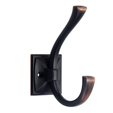 Antique Oil Rubbed Bronze Wall Coat Hooks Towel Clothes Robe Hangers 5 Pack
